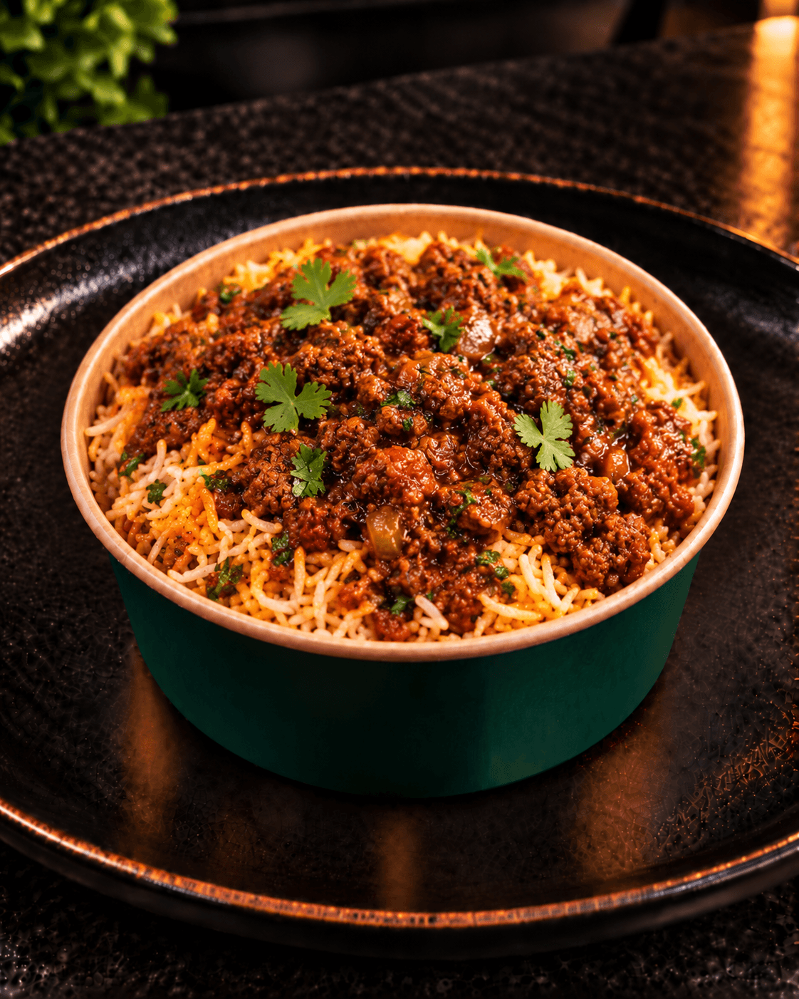 Bœuf keema masala