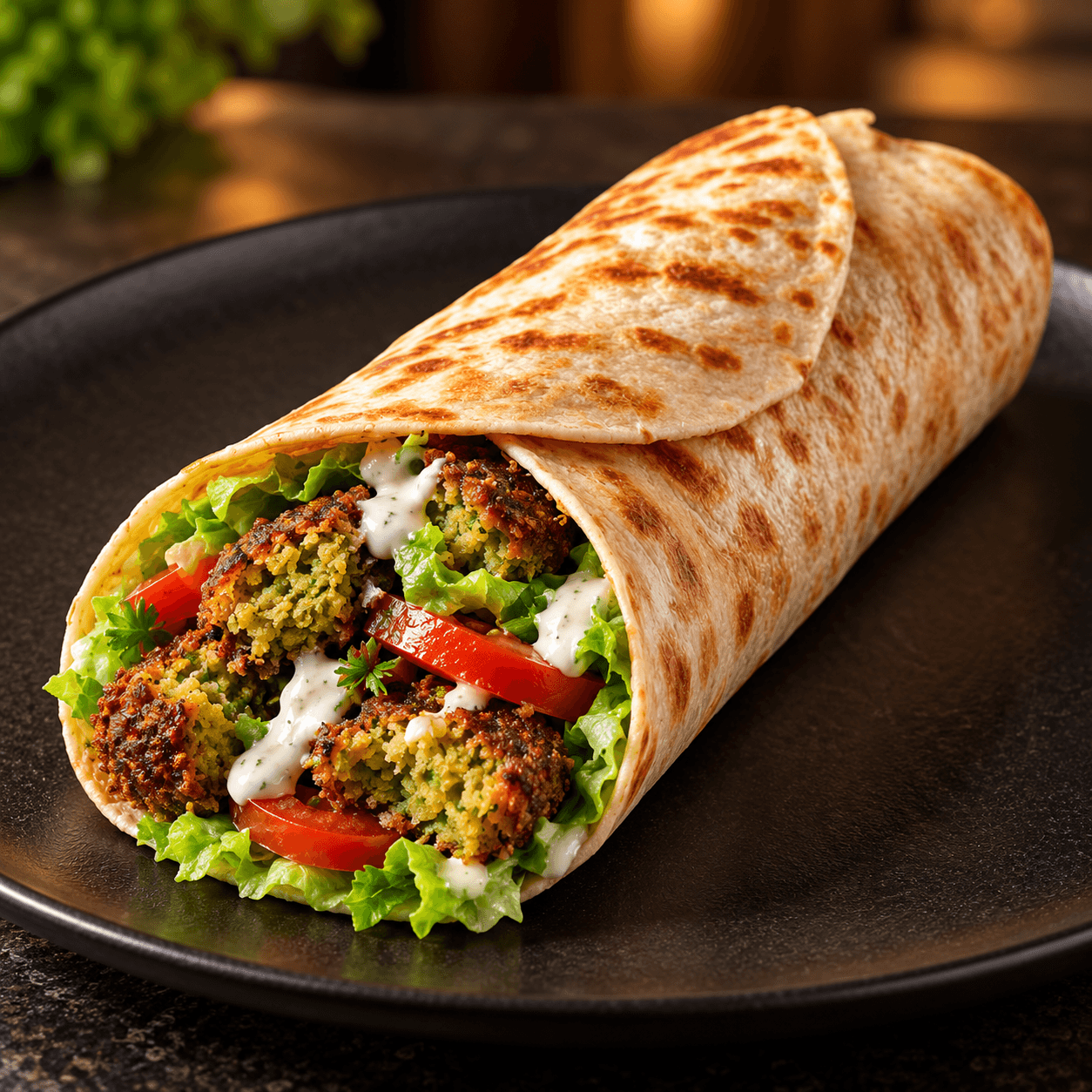 Galette falafel