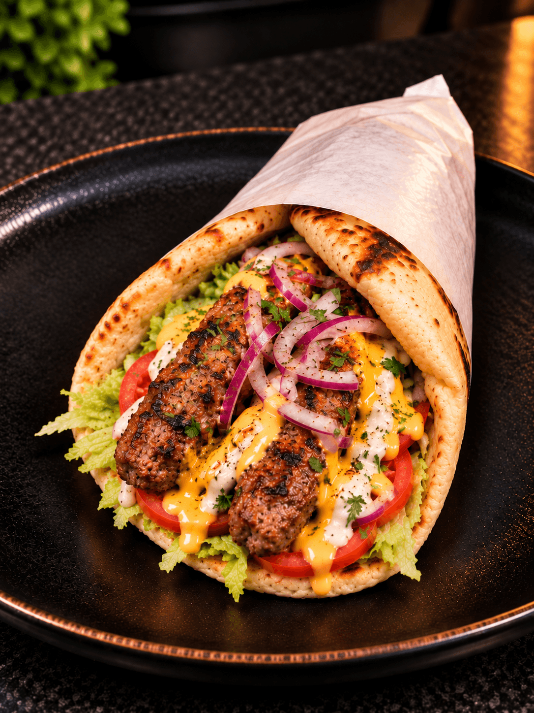 Maxi sandwich cheese naan adana
