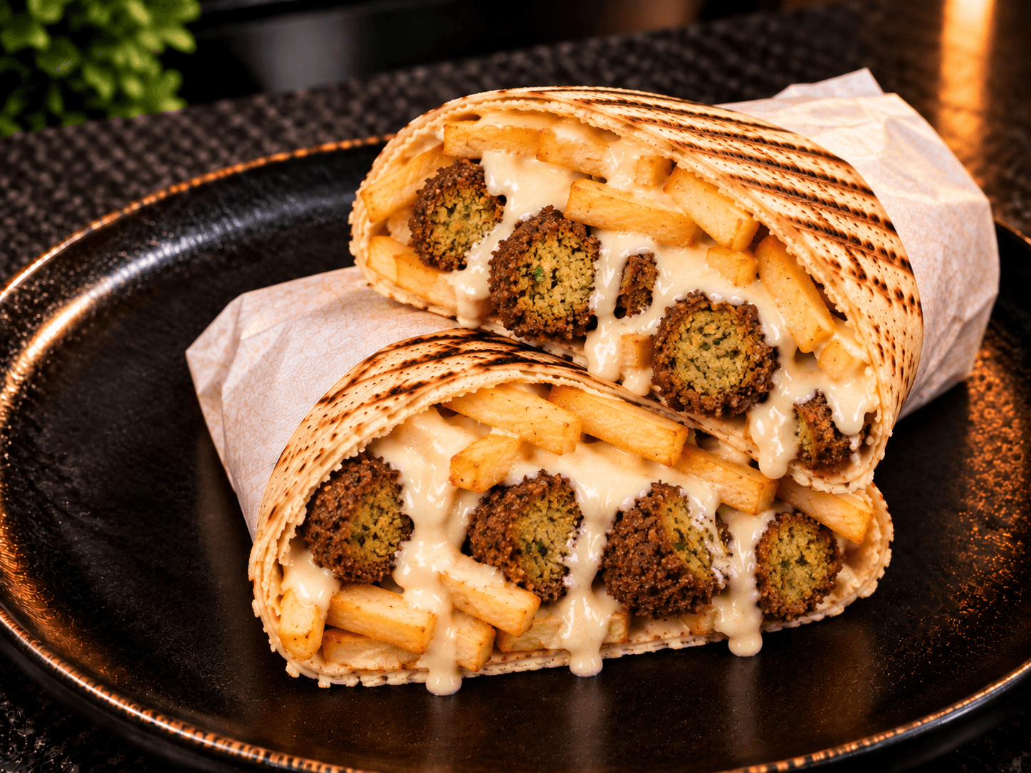 Tacos falafel